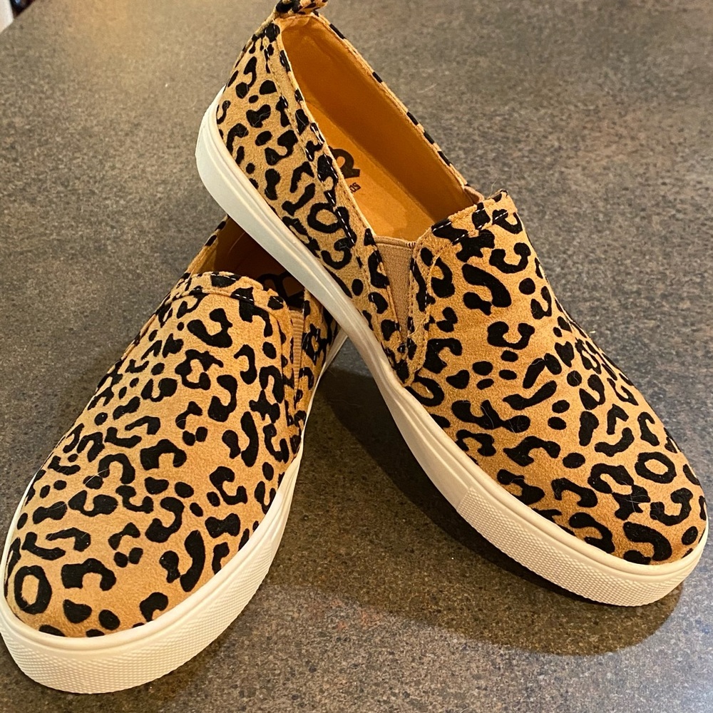 Fergalicious by Fergie Leopard Print Slip-on Sneakers; Size 6; NWOT